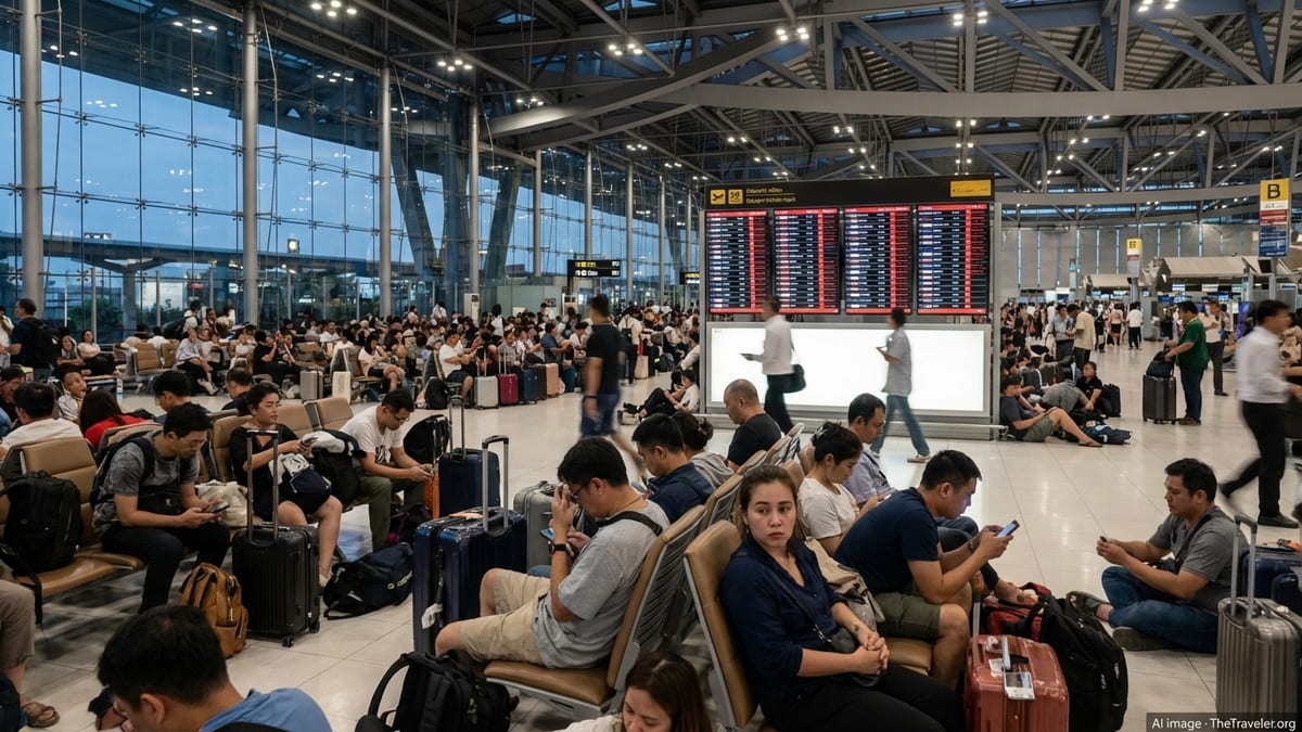 Flight Cancellations From Bangkok Strand Passengers in Asia-Pacific