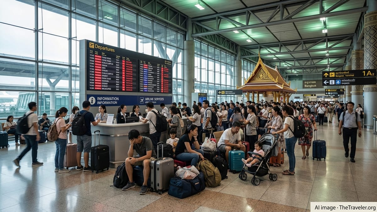 Flight Chaos Hits Bangkok and Hong Kong After Sudden Cancellations