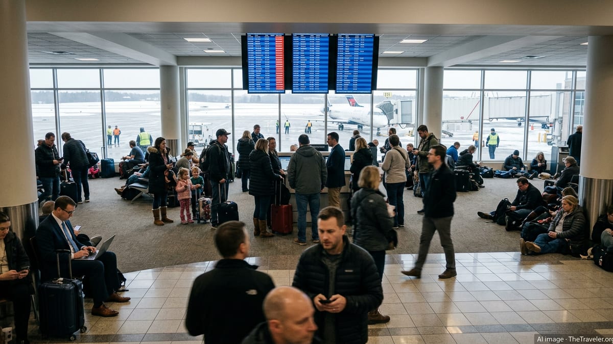 Regional Airline Disruptions Snarl Flights at Bangor Airport