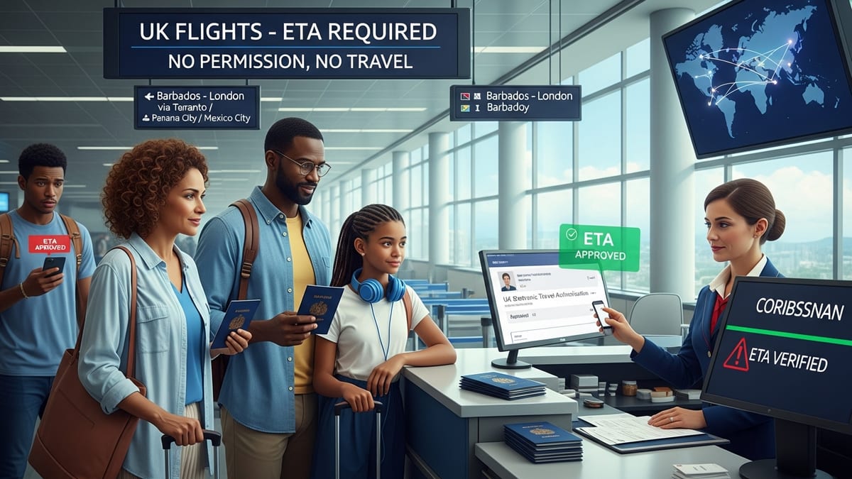 Barbados Joins UK ETA Scheme, Making Pre-Travel Approval Mandatory for Visa-Free Visits