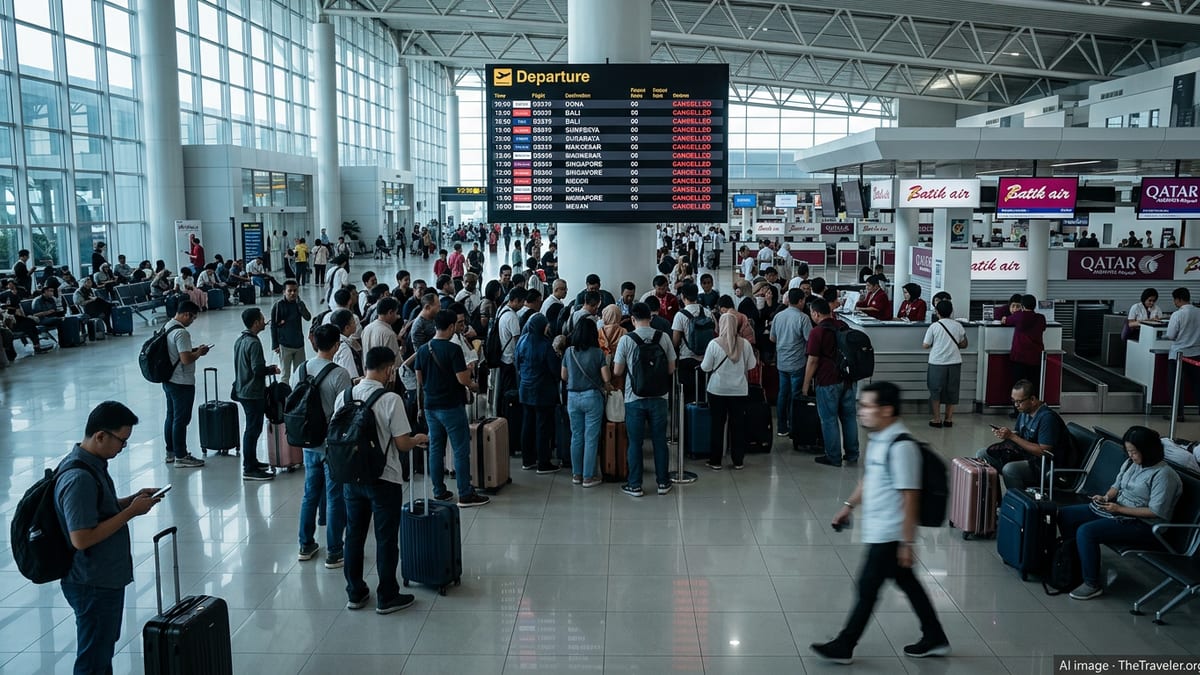 Batik Air and Qatar Airways Cancellations Disrupt Indonesia