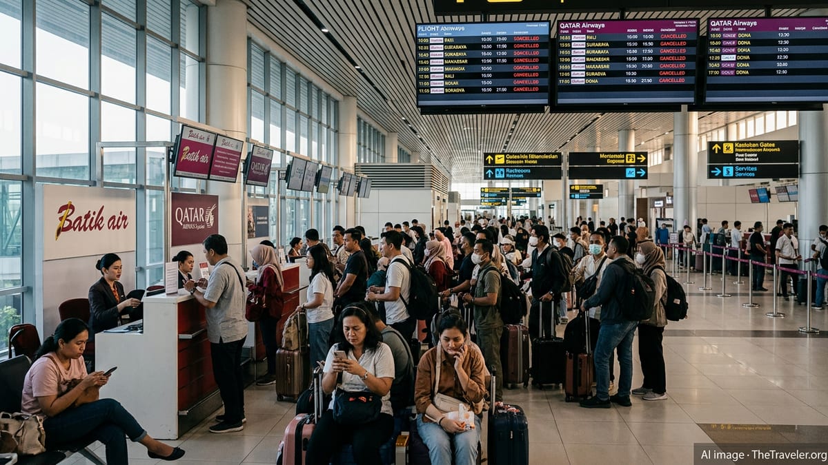 Batik Air, Qatar Airways Cancellations Snarl Indonesia Travel