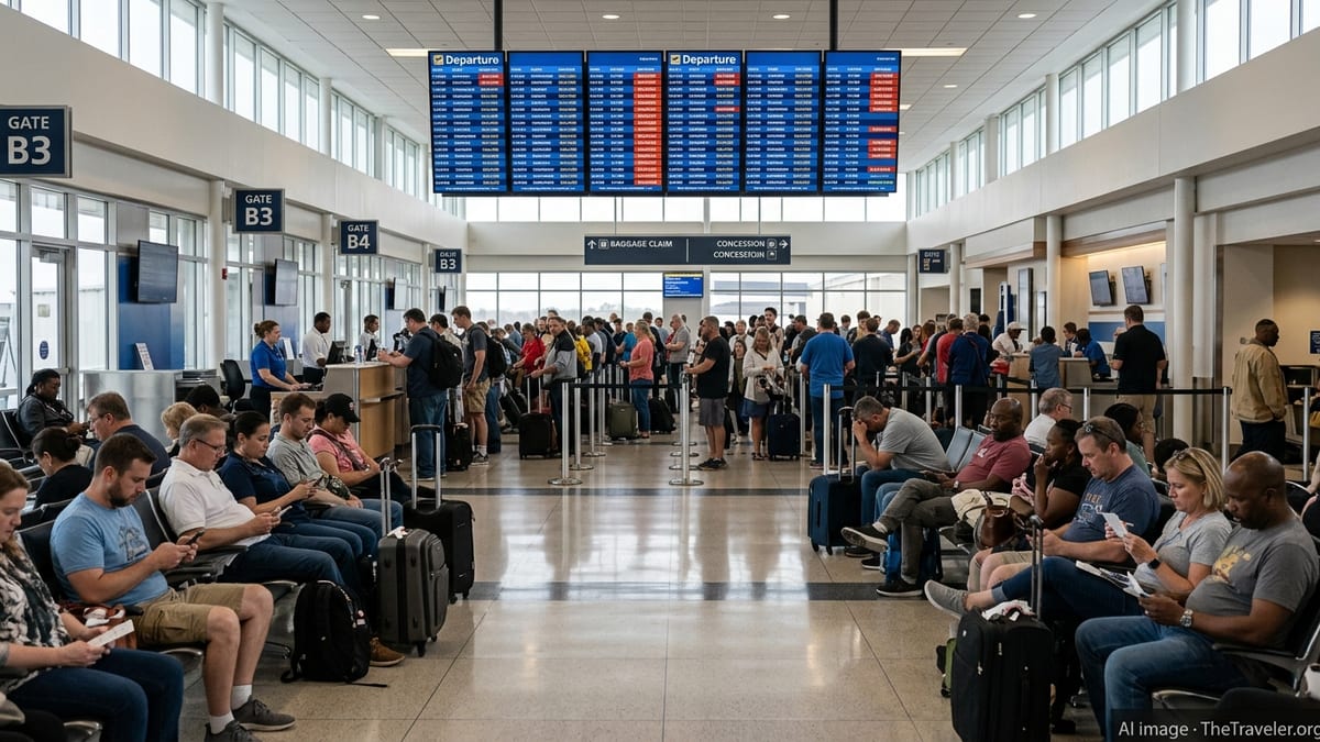 Flight Disruptions Snarl Travel at Baton Rouge Metro Airport