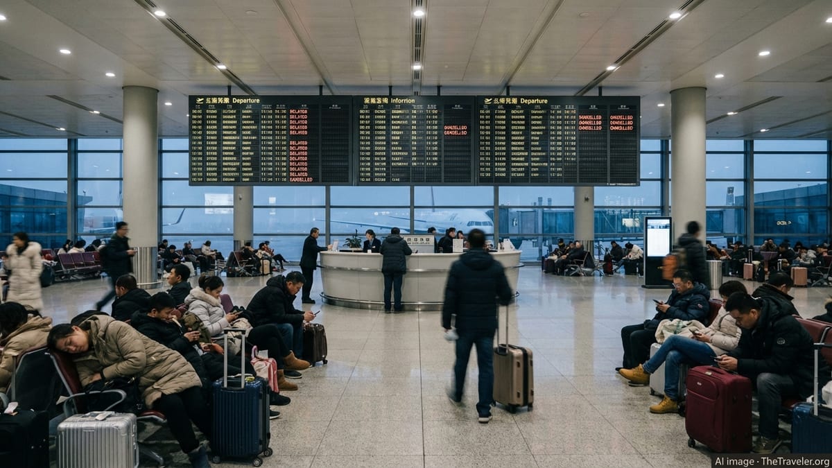 Flight Cancellations Snarl Beijing and Western China Routes