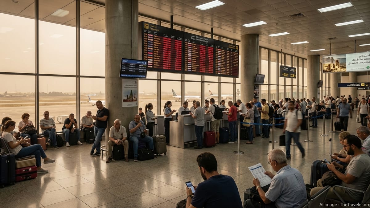 Beirut Flight Chaos Strands Hundreds Amid Regional Airspace Crisis