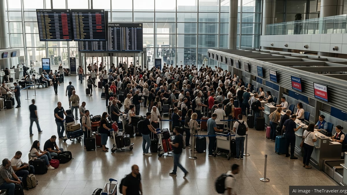 Beirut Airport Chaos as Dozens of Flights Disrupted