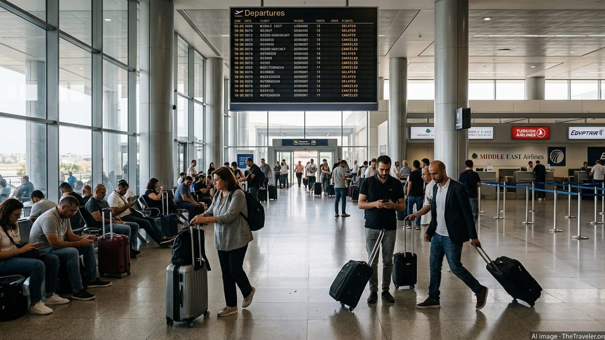 Flight Disruptions Hit Beirut Rafic Hariri Airport