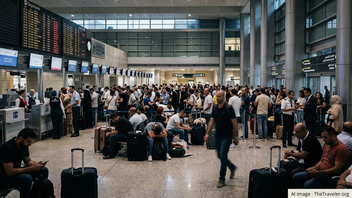 Beirut Airport Chaos as Cancellations Strand Hundreds