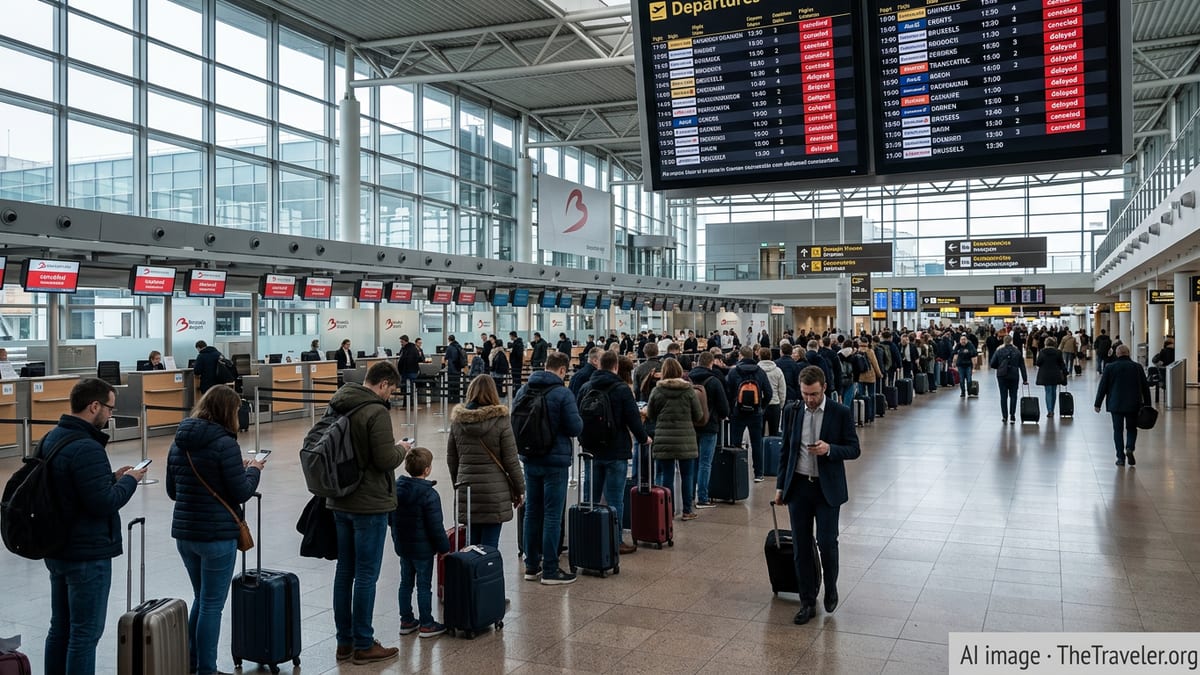 Belgium Strike Grounds 151 Flights at Brussels and Charleroi