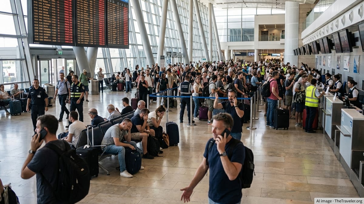Ben Gurion Airport Shutdown Strands Thousands as Flights Axed