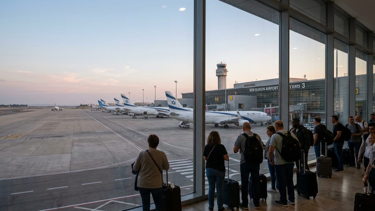 Ben Gurion Flight Caps Force Major EL AL Cancellations