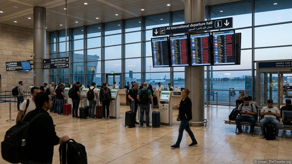 Flight Cancellations Disrupt Key Routes at Ben Gurion