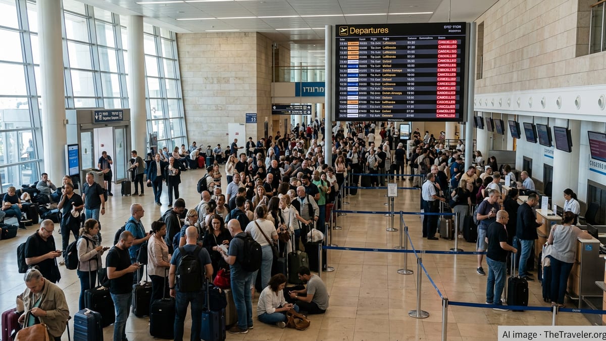 49 Flight Cancellations Deepen Israel Travel Turmoil