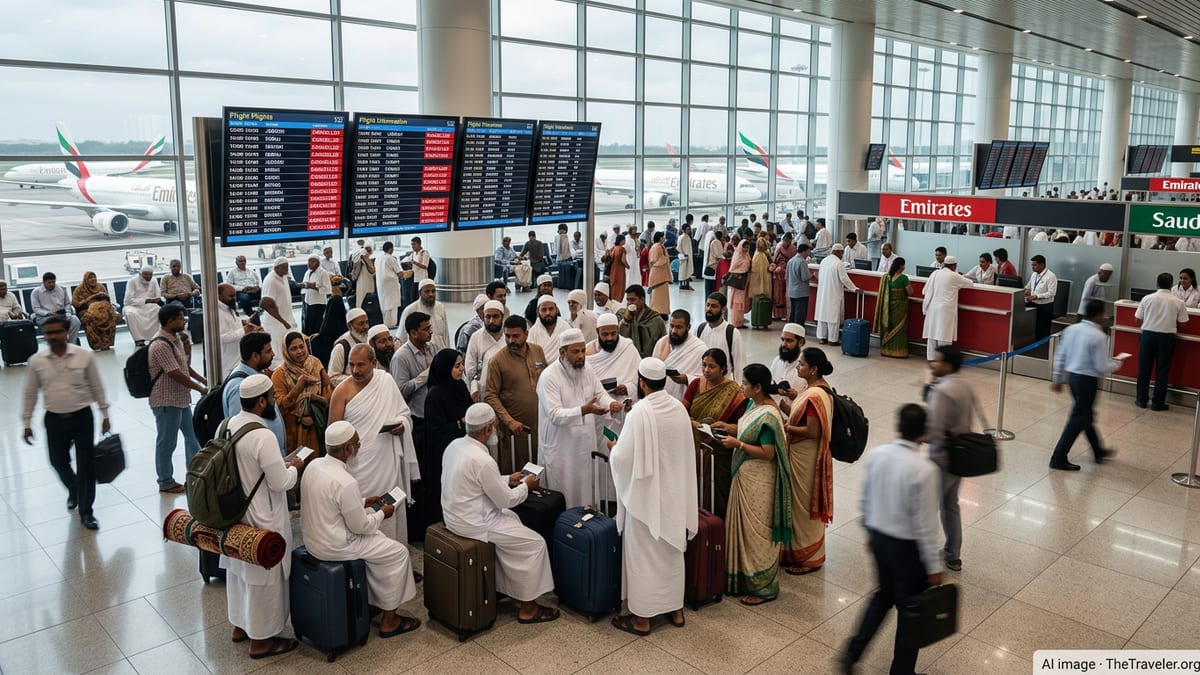 Bengaluru Pilgrims Stranded as West Asia Airspace Shuts Down