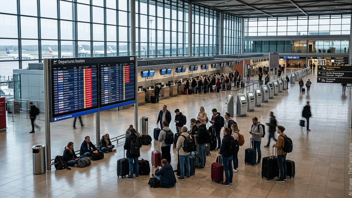 UK Travelers Hit as Berlin Airport Strike Grounds Flights