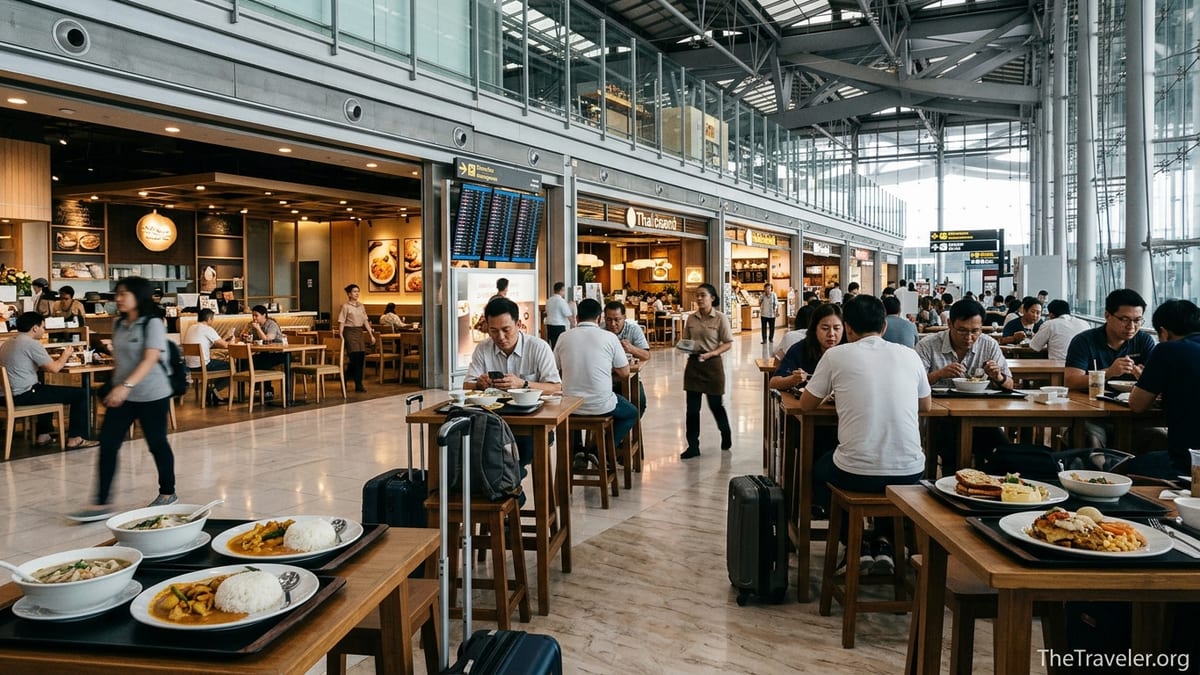 Best Restaurants at Bangkok Suvarnabhumi Airport Worth Trying