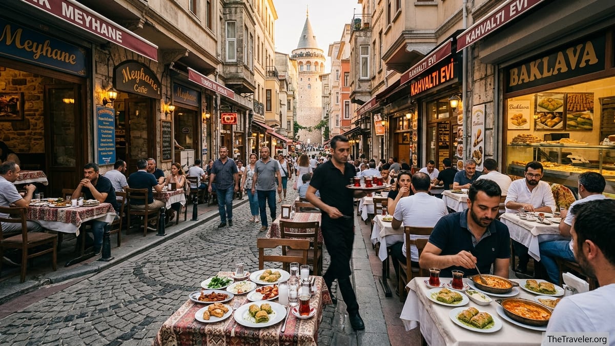 Beyoğlu Food Guide: Breakfast, Baklava, Meyhanes & Rooftops