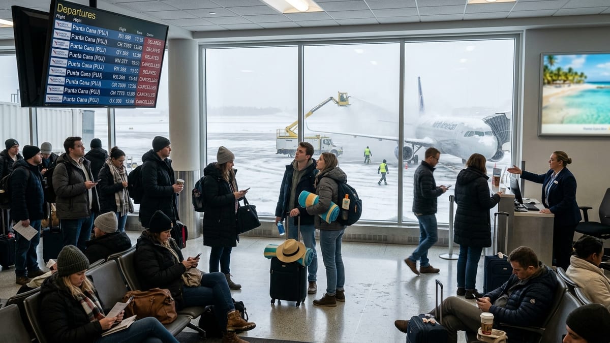 Blizzard, Tornadoes and a Missed Flight to Punta Cana