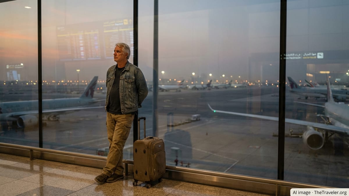 Bloomsday Legend Doug Kelley Stranded in Qatar Turmoil