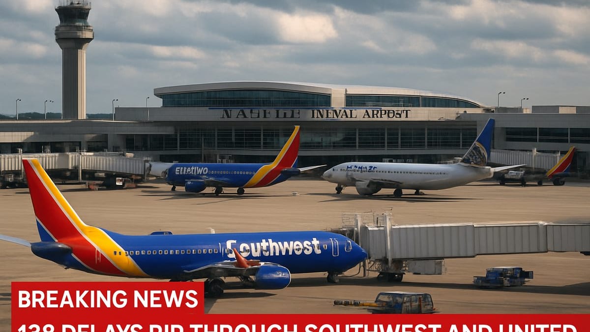 BNA Turbulence: Nashville Delays Snag Southwest and United