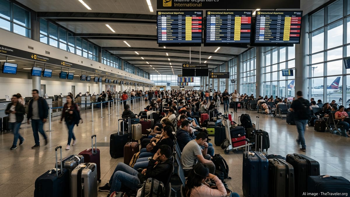 Mass Flight Disruptions Strand Hundreds at Bogotá’s El Dorado