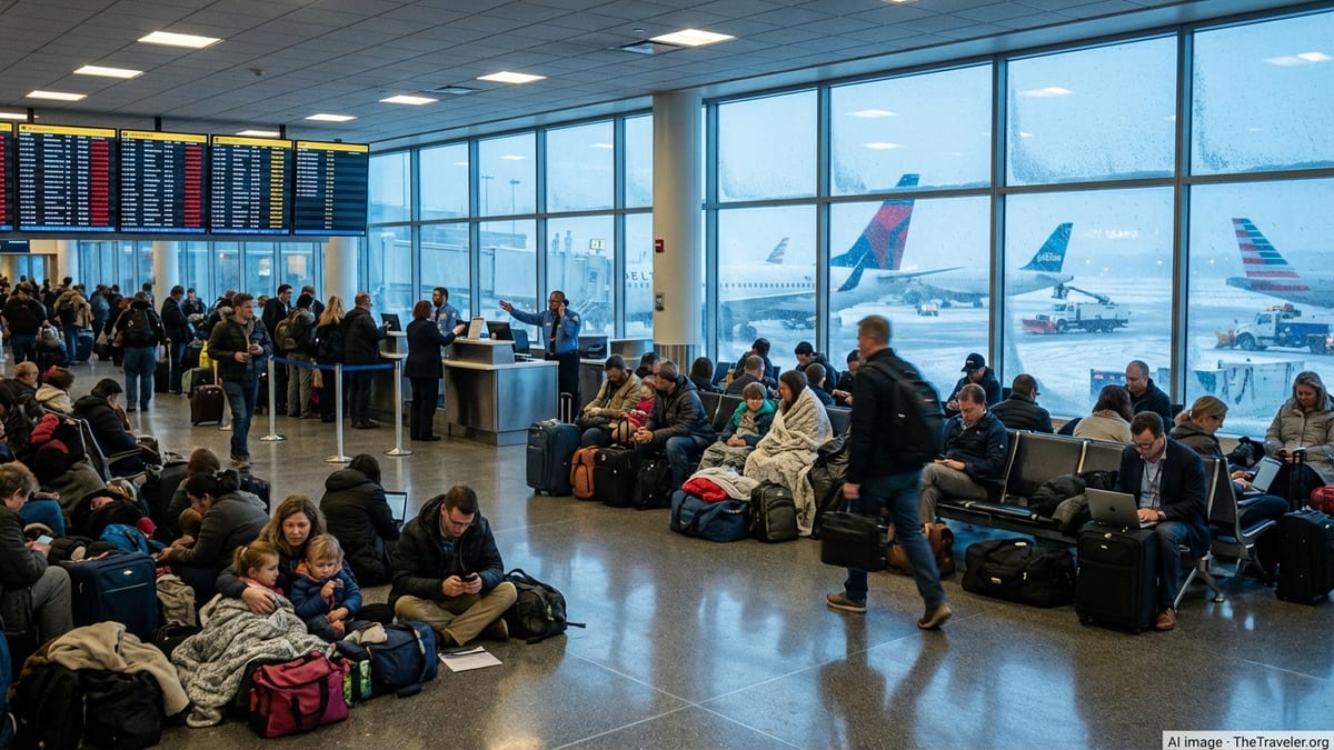 Blizzard Chaos Strands Thousands at Boston Logan Airport