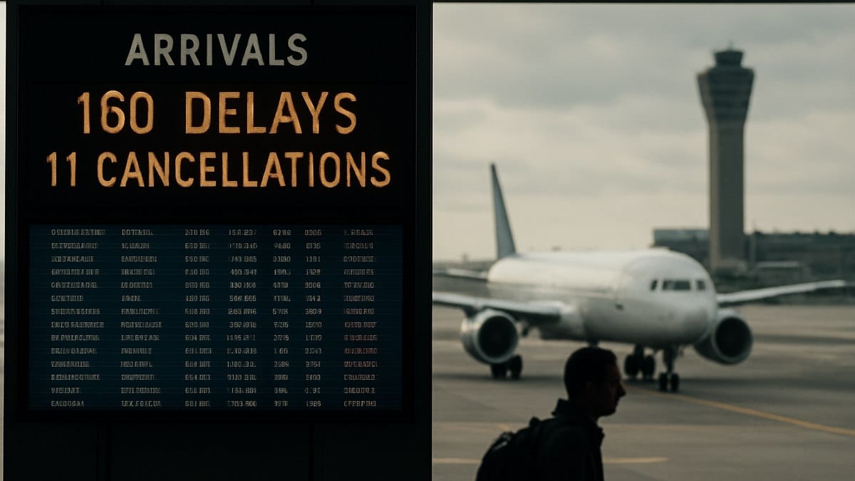 Boston Logan Disruptions: 160 Delays, 11 Cancellations