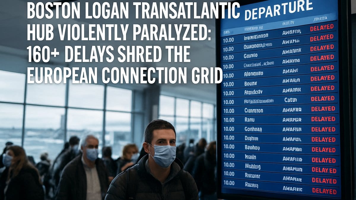 Boston Logan Delays Cripple Transatlantic Connections