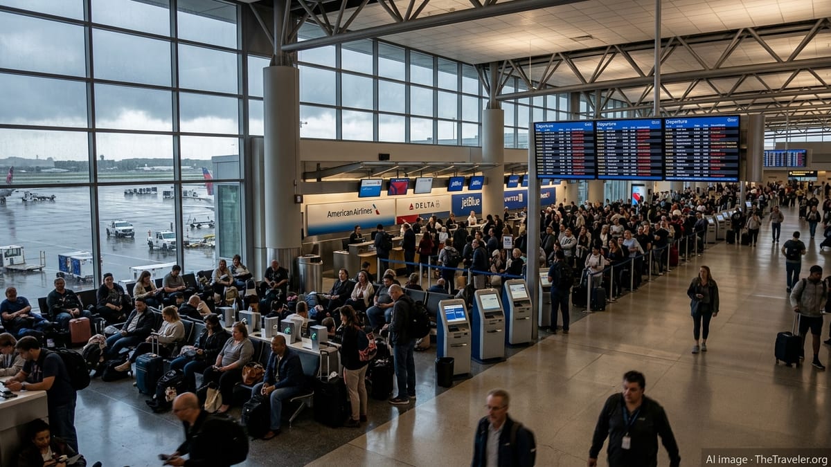 Storm Disruptions Strand Hundreds at Boston Logan Airport