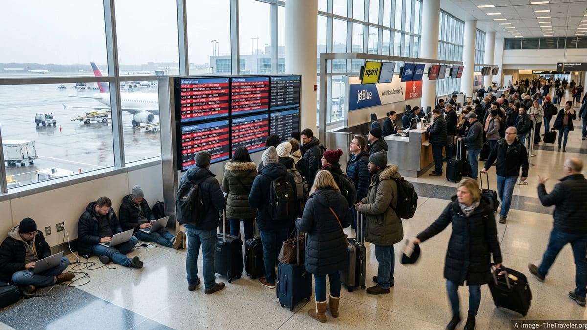 Major Delays Snarl Boston Logan as Global Routes Disrupted