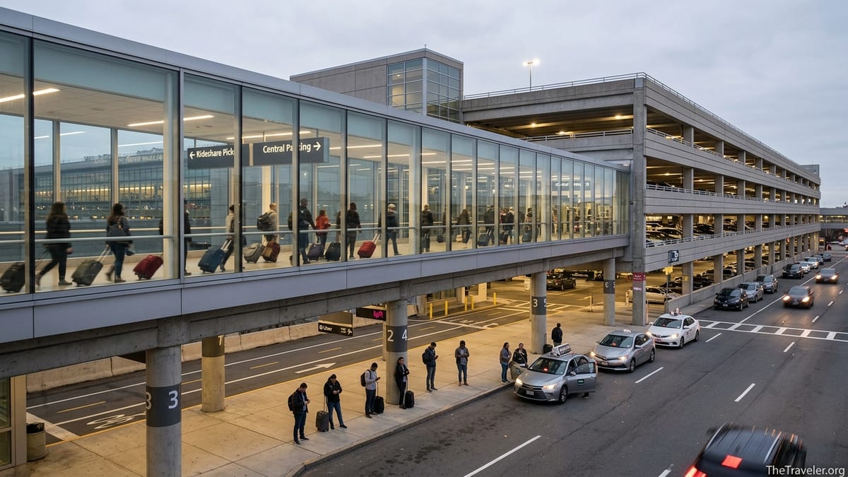 Boston Logan Airport Uber & Lyft Pickup Guide by Terminal
