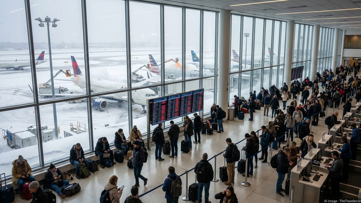 Boston Snowstorm Triggers Mass Flight Chaos Across Northeast