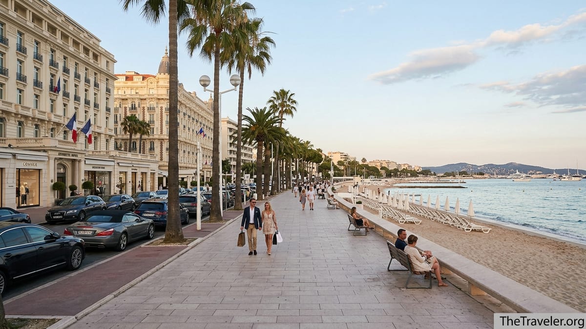 Boulevard de la Croisette Guide to Walks, Beaches & Luxury