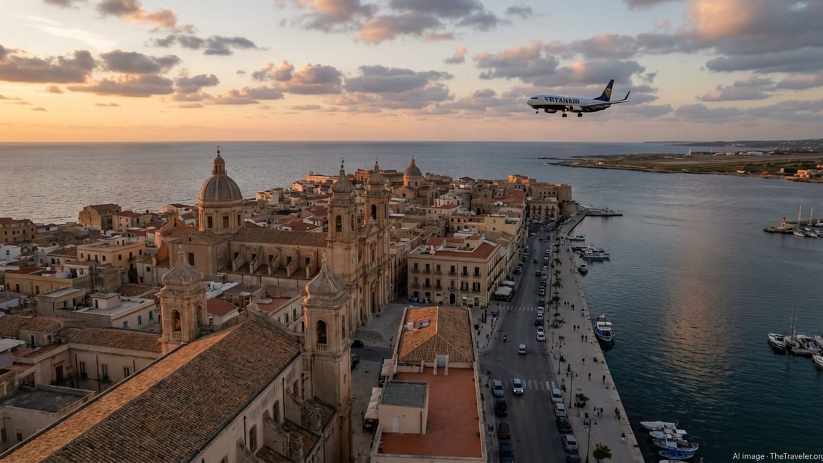 Ryanair links Bournemouth to Sicily with new Trapani route