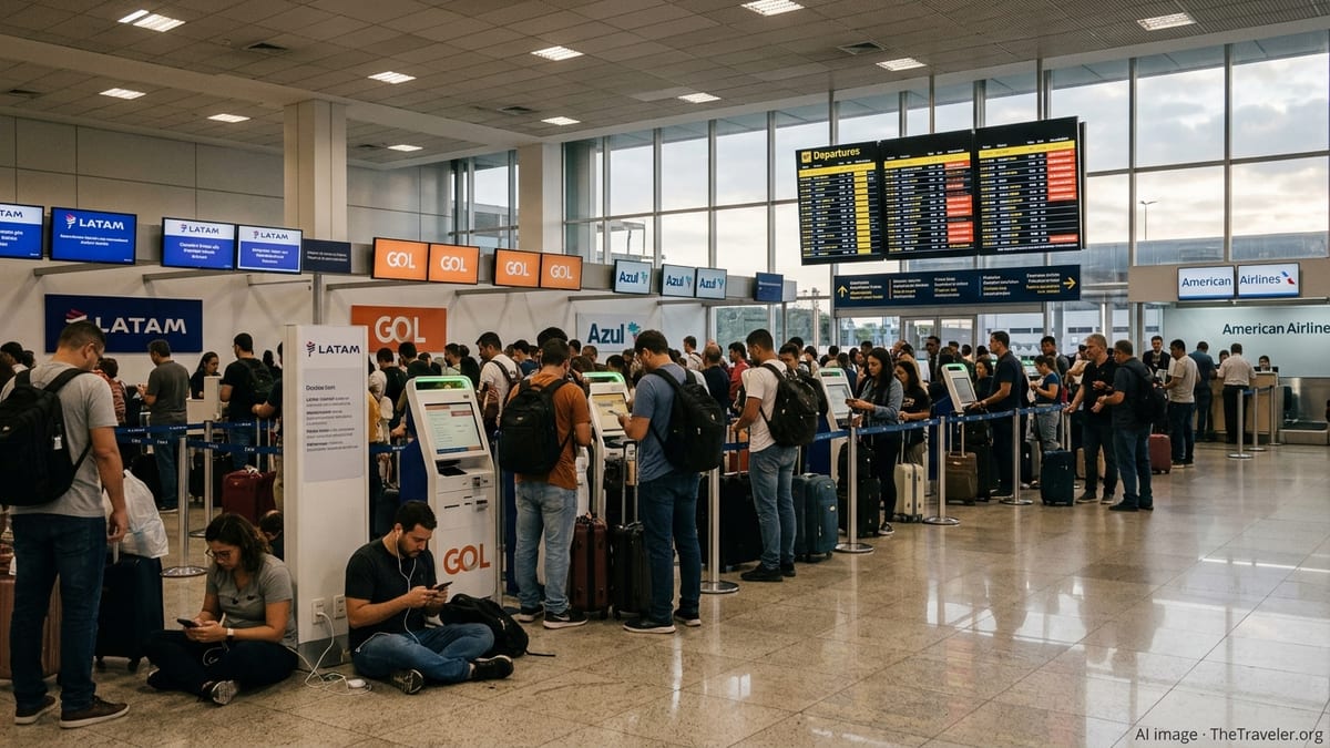 Flight Disruptions Snarl Air Travel Across Major Brazilian Hubs