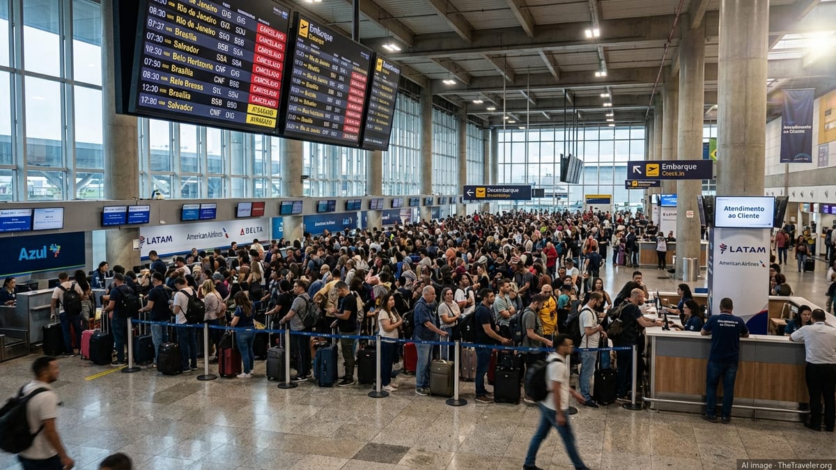 Major Airlines Cancel Key Brazil Flights, Disrupting Travel