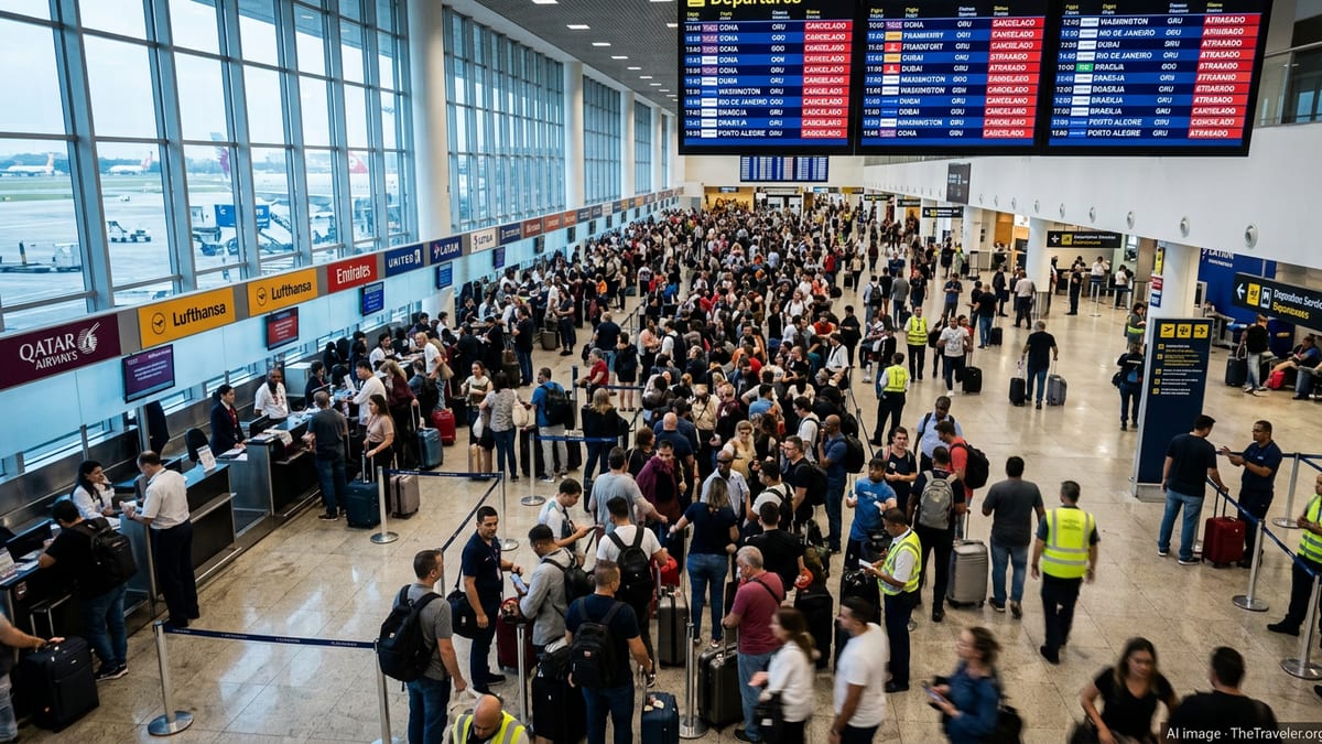 Brazil Flight Chaos as Global Carriers Cancel Key Routes