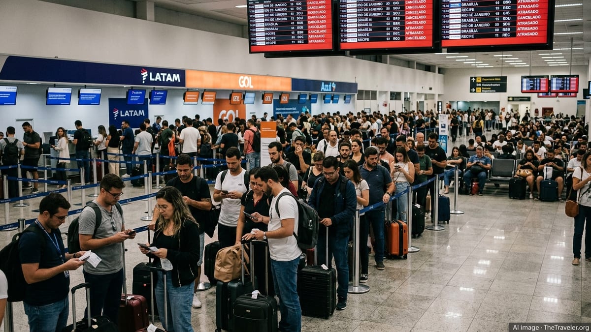 Flight Disruptions Hit Major Brazilian Hubs and Carriers