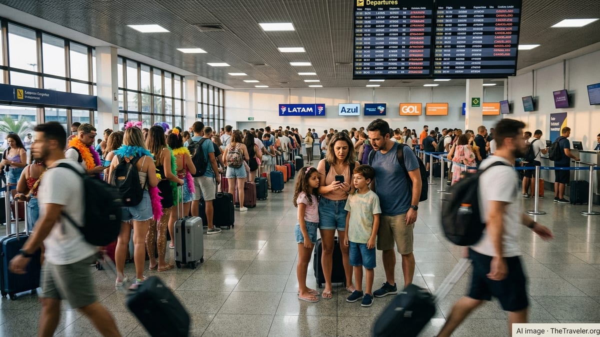 Carnaval Chaos: Brazil’s Top Airports Buckle Under Flight Disruptions