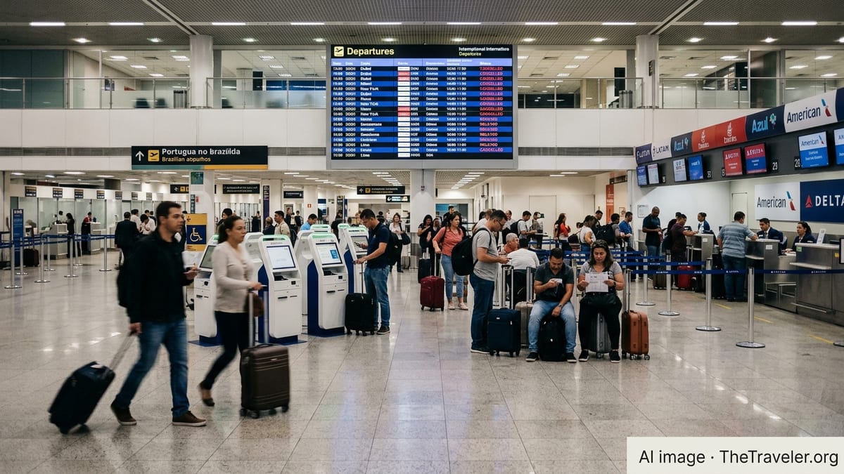 Flight Cancellations Hit Brazil Routes Amid Global Turmoil