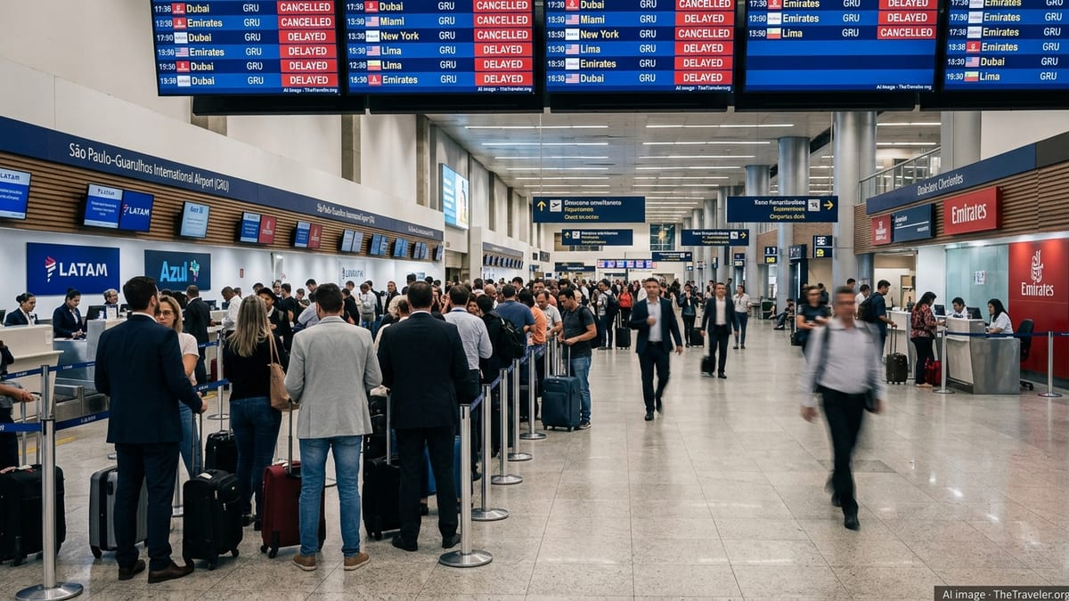Flight Cancellations Snarl Major Brazil Routes to Global Hubs