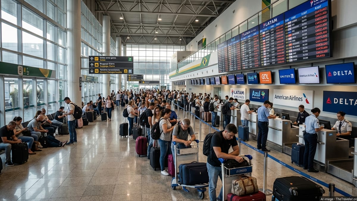 New Wave of Flight Cancellations Disrupts Travel Across Brazil
