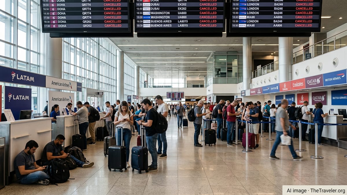 Brazil Flights Disrupted as Gulf Airspace Crisis Hits Major Hubs