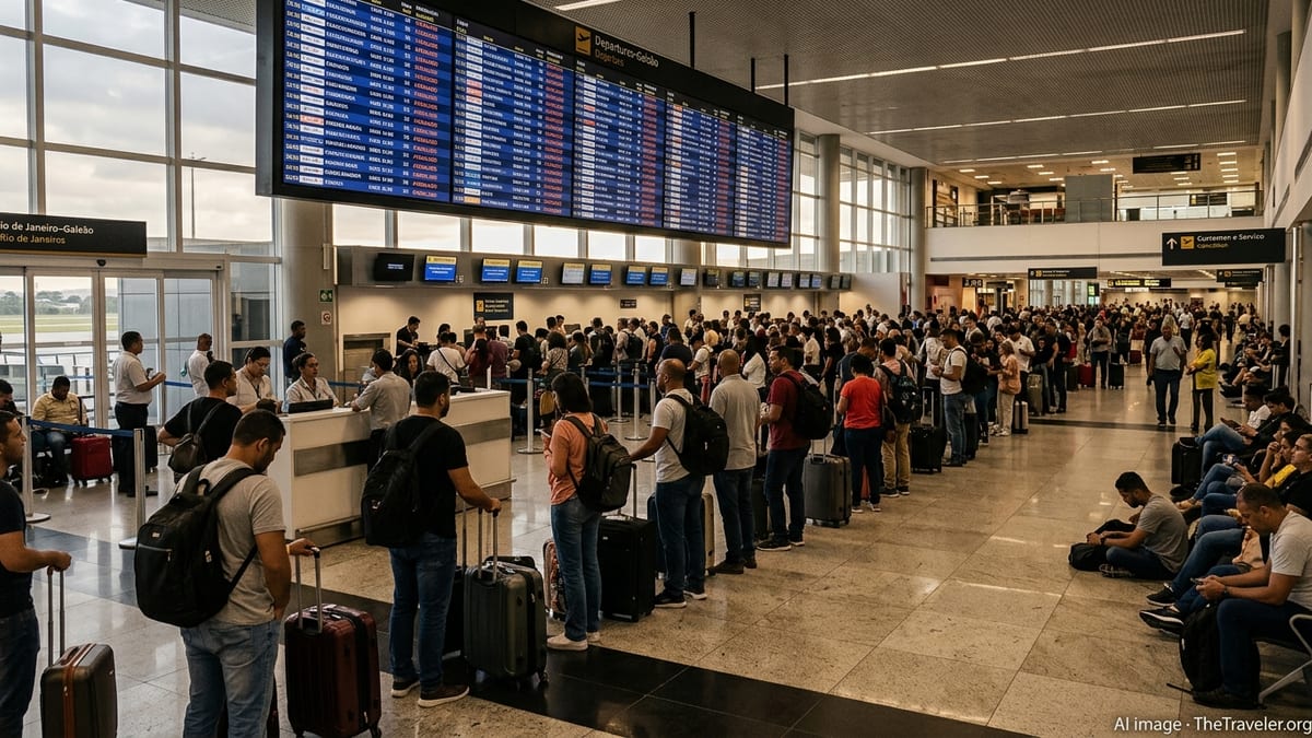Flight Disruptions Hit Rio and Campinas, Snagging Major Carriers