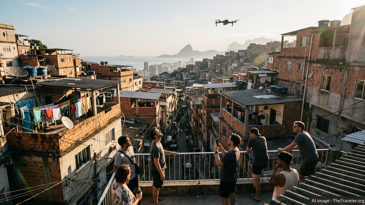 Brazil and Portugal Ride Rocinha Trend in Favela Tourism