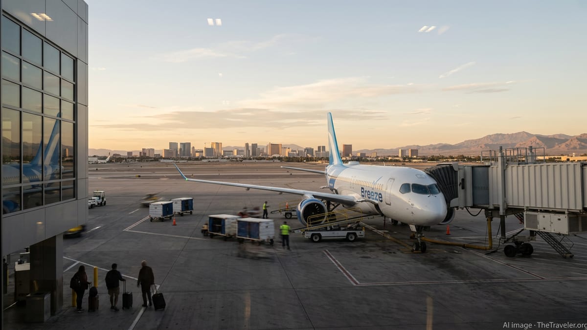 Breeze Adds New Las Vegas Routes to California and Idaho