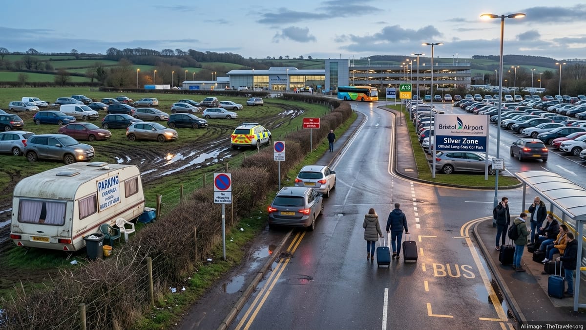 Bristol Airport Cracks Down on Rogue ‘Cowboy’ Car Parks After Years of Complaints