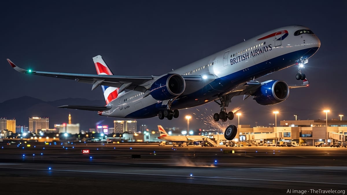 BA A350 Loses Wheel Departing Las Vegas, Still Lands Safely in London