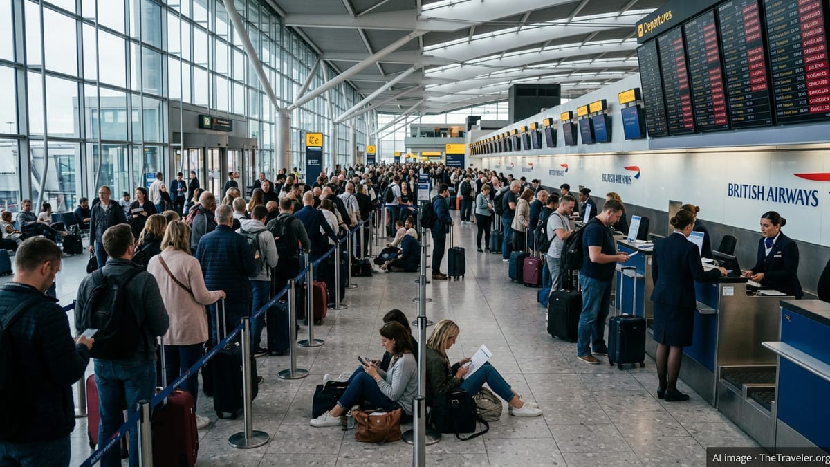 British Airways Cancellations Strand UK Travelers Amid Mideast Chaos