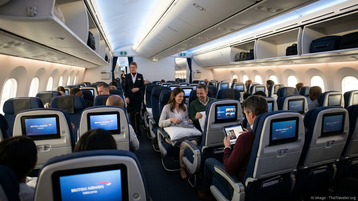 British Airways Adds Premium Touches to Economy Amid Travel Surge